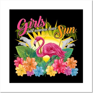 Girls just wanna have sun Posters and Art